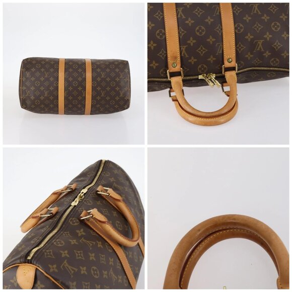 LOUIS VUITTON Monogram Keepall 45 Boston Bag M41428 LV Auth 141796 - Picture 15 of 16